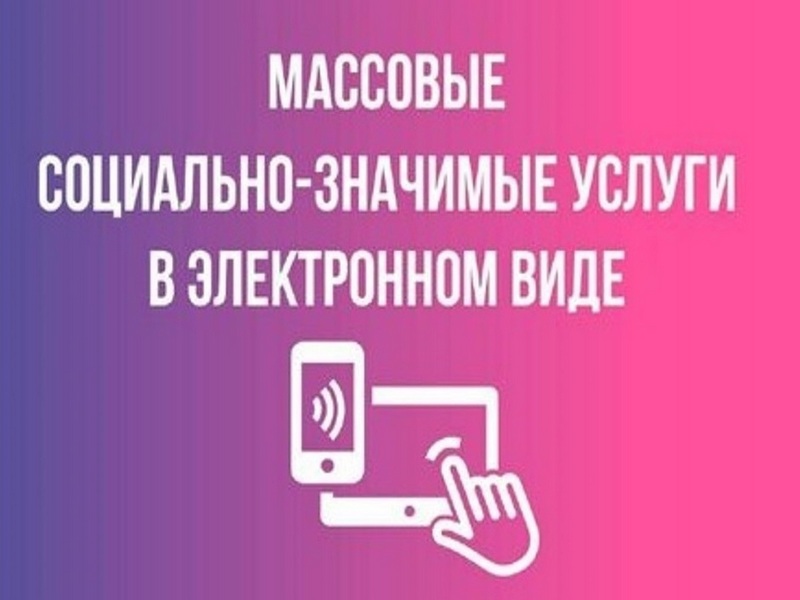 Преимущества получения массовых социально значимых услуг в электронном виде.