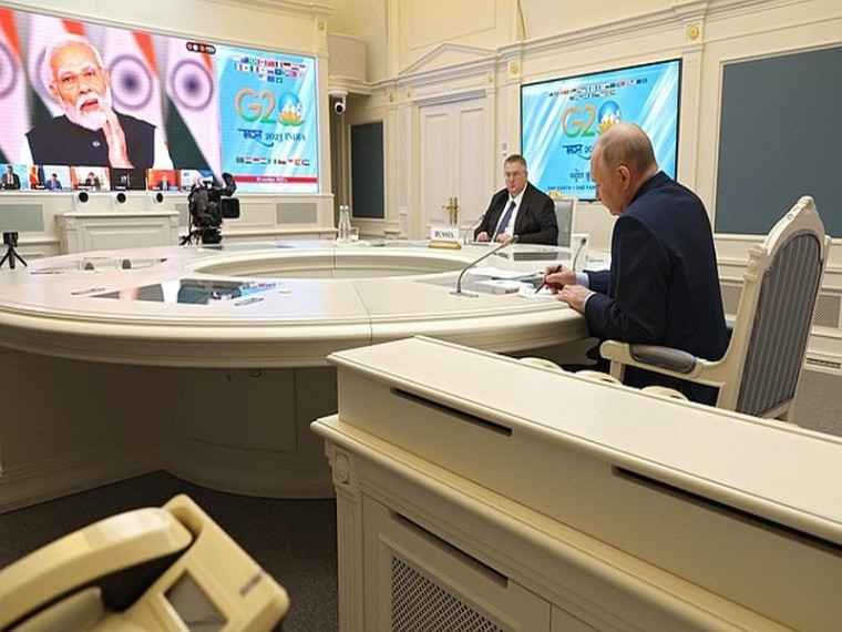 Глава Российского государства в режиме видеоконференции принял участие во внеочередном саммите «Группы двадцати».. Глава Российского государства в режиме видеоконференции принял участие во внеочередном саммите «Группы двадцати»..